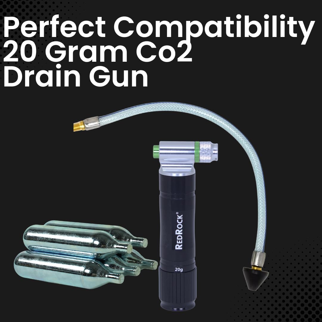 RedRock 20g CO₂ cartridge non-threaded compatibility with inflators
