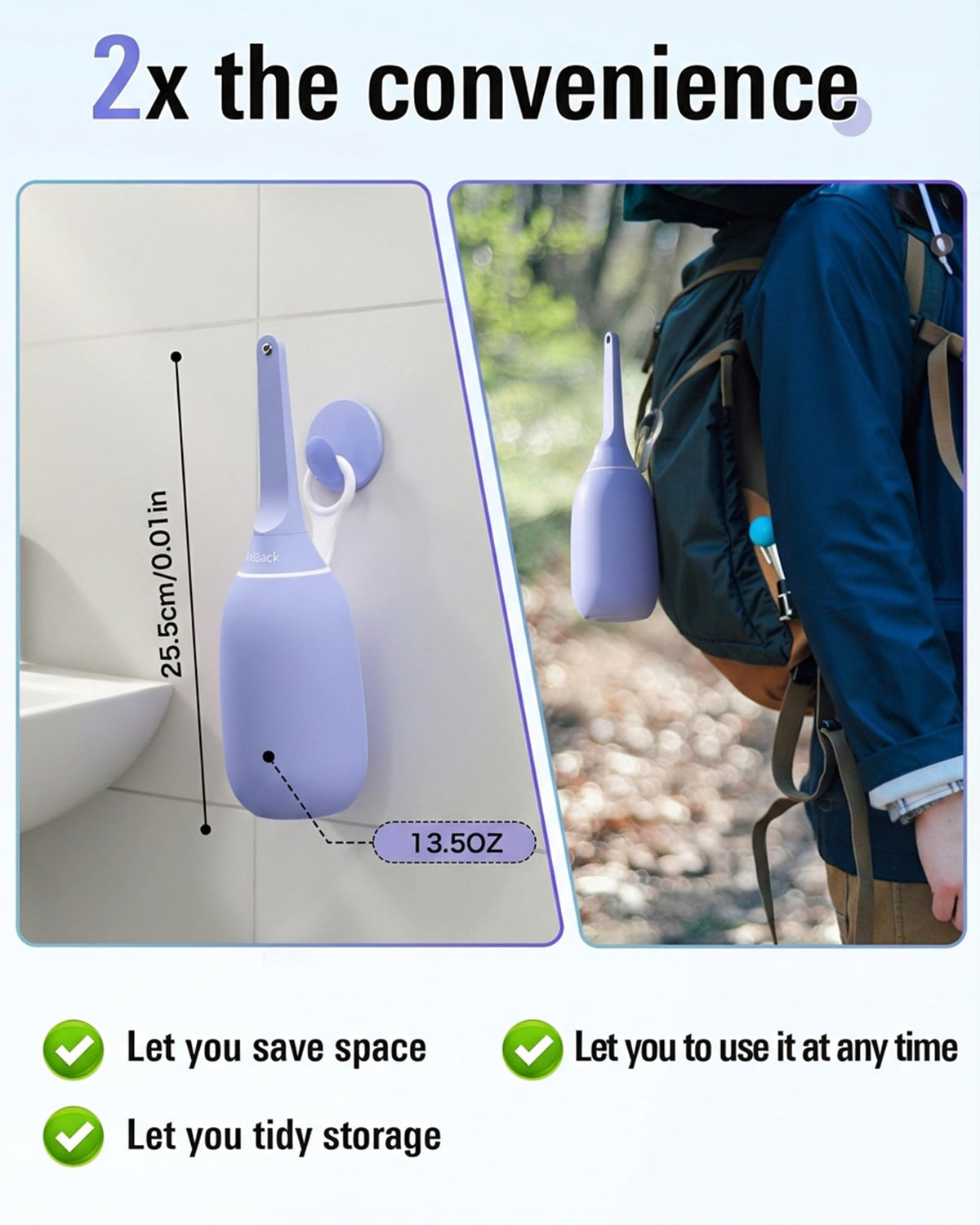 Redsack BPA-free EVA material offering a soft, comfortable grip