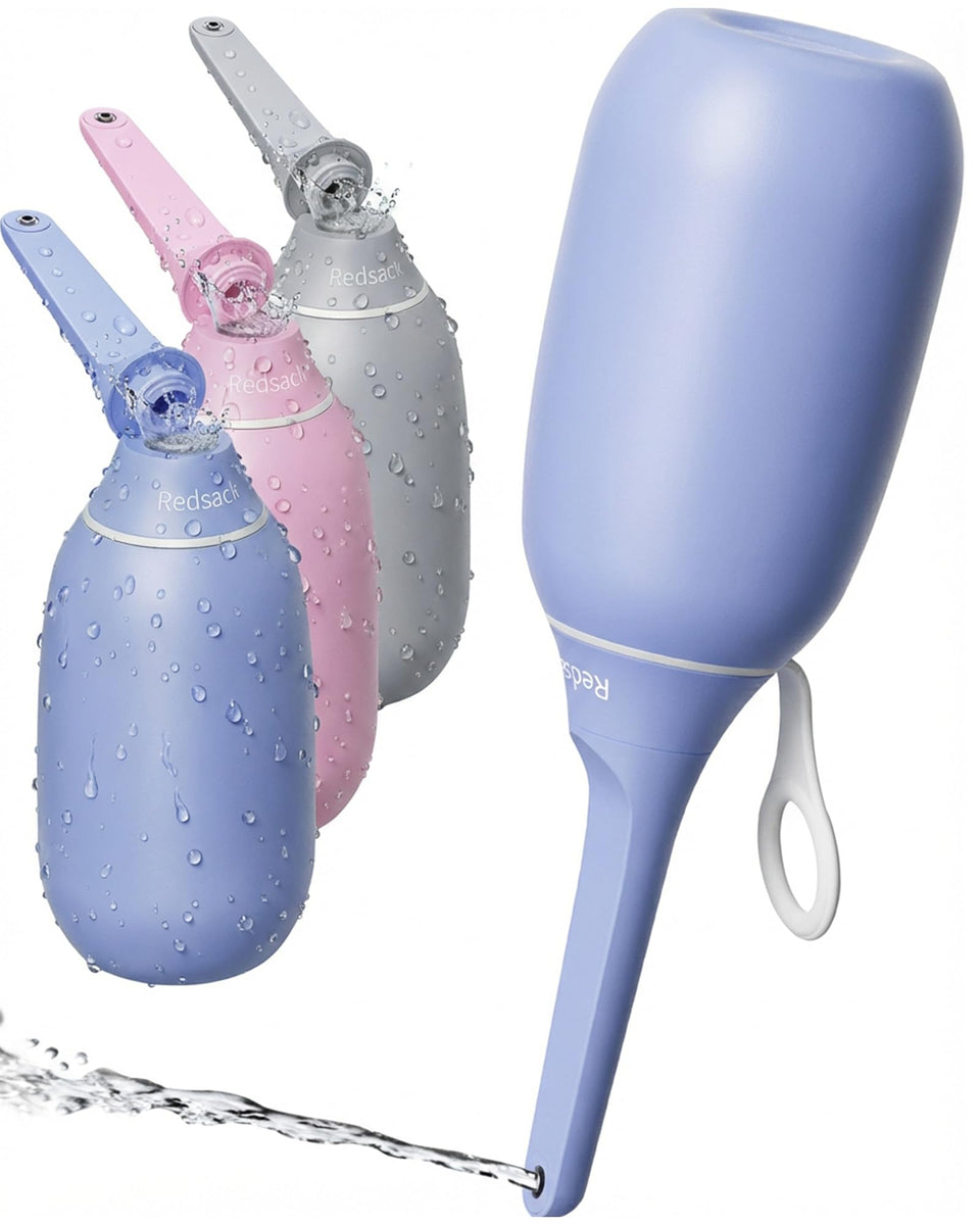 Redsack high-pressure portable bidet with pressurized nozzle for thorough cleansing