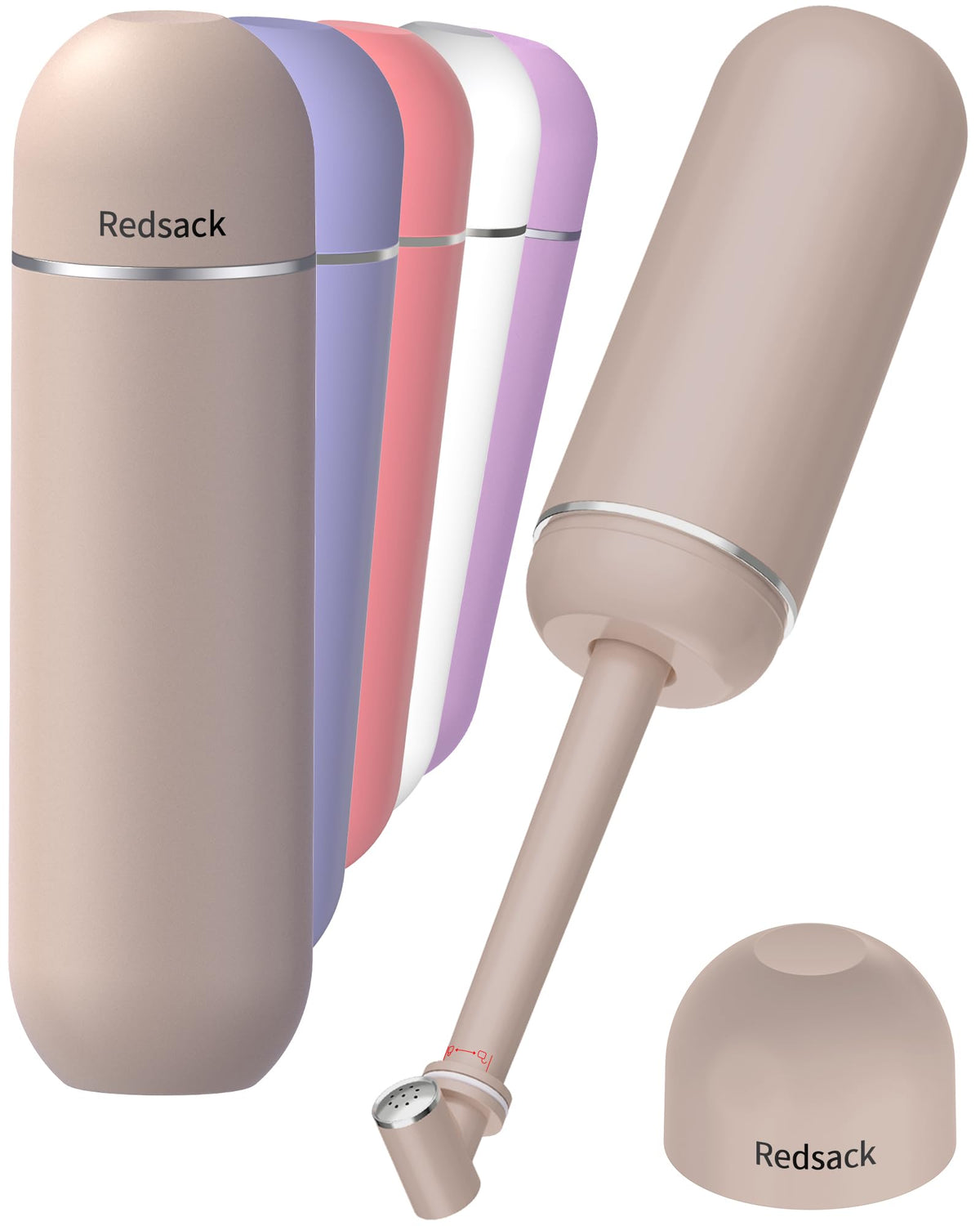 Redsack portable bidet with extendable sprayer for on-the-go cleansing during travel