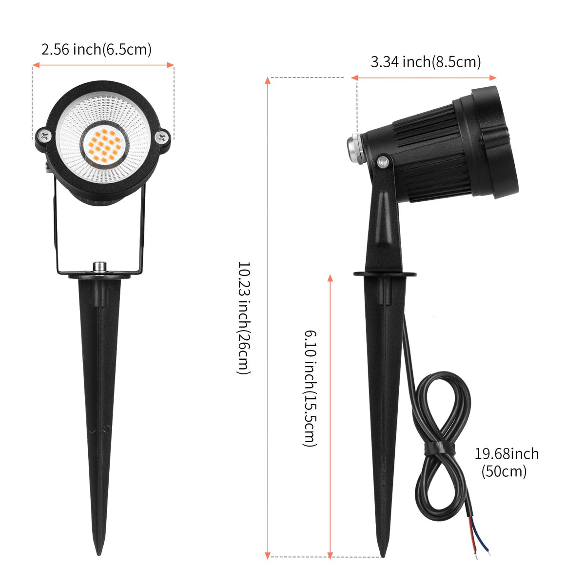 REEGOLD 18-SMD LEDs deliver high brightness for vibrant nighttime landscapes.