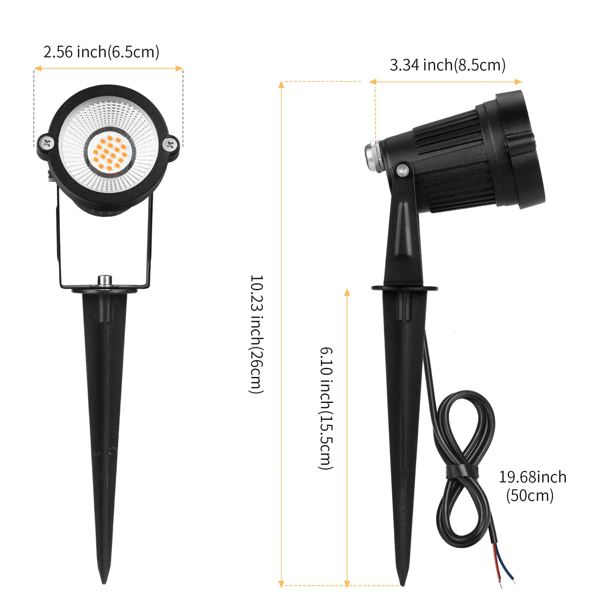 REEGOLD IP65 waterproof rating protects outdoor pathway lighting from rain.