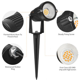 REEGOLD low-voltage lighting enables easy, energy-efficient pathway illumination.