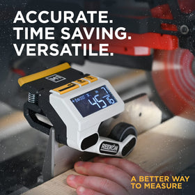 REEKON M1 Caliber digital display shows real-time cut lengths clearly.