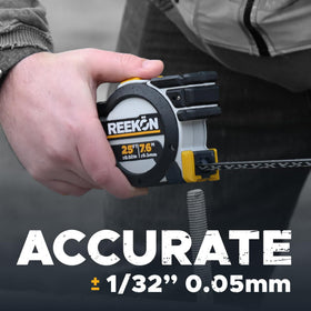 REEKON T1 epaper list displays saved measurements up to 1,000