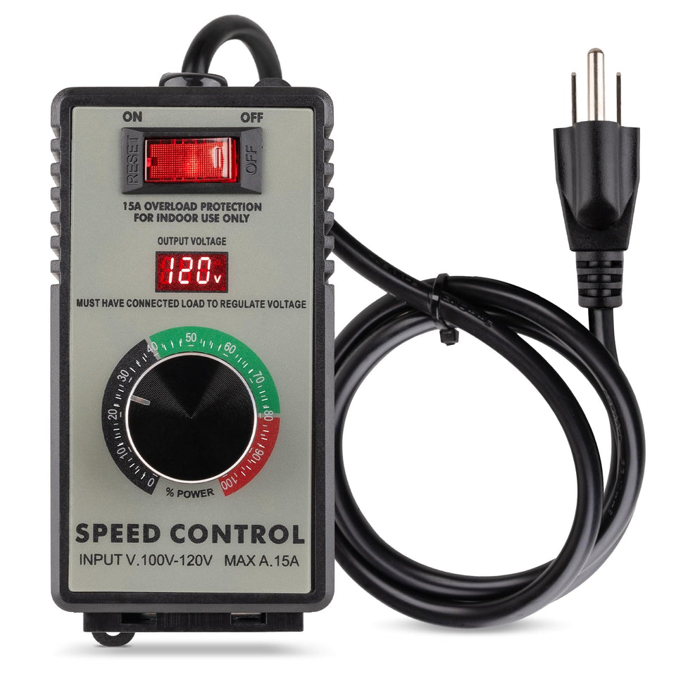 Reemoo AC speed controller LED display clearly shows output voltage for precise speed control
