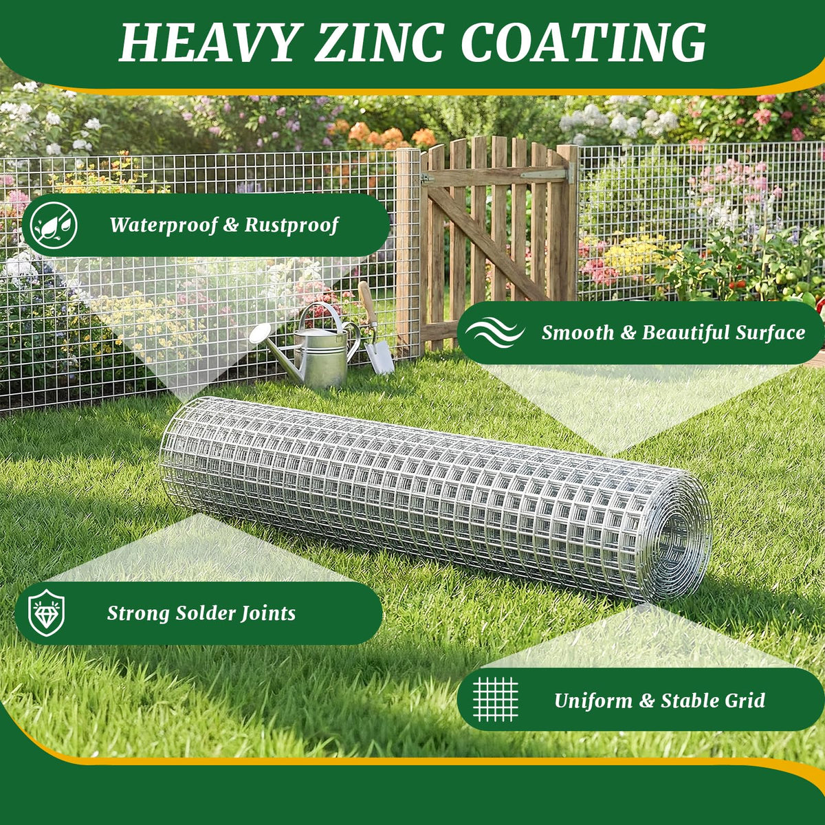 ReePlan poultry netting keeps chickens safe and contained.