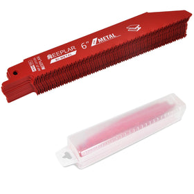 REEPLAR 25-pack 6-inch bi-metal blades for metal cutting tasks