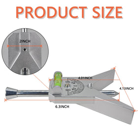 REEPLAR adjustable dial bubble protractor for accurate angle readings