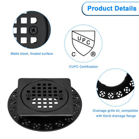 REEPLAR drain kit panel and collar, installation-ready components