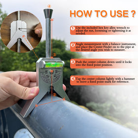 REEPLAR pipe marker tool for leaving a fixed point on pipes