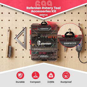 Refenlan includes 4 collets for broad compatibility with major brands