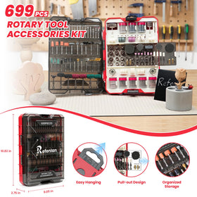 Refenlan compact storage case keeps accessories organized and easy to transport