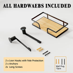 Easy 3-minute installation with included hardware.