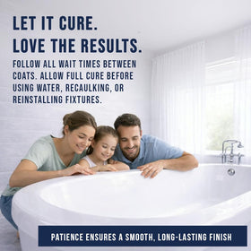 Refinished Bath Ekopel Roll On Tub standard tub reglazing suitability.