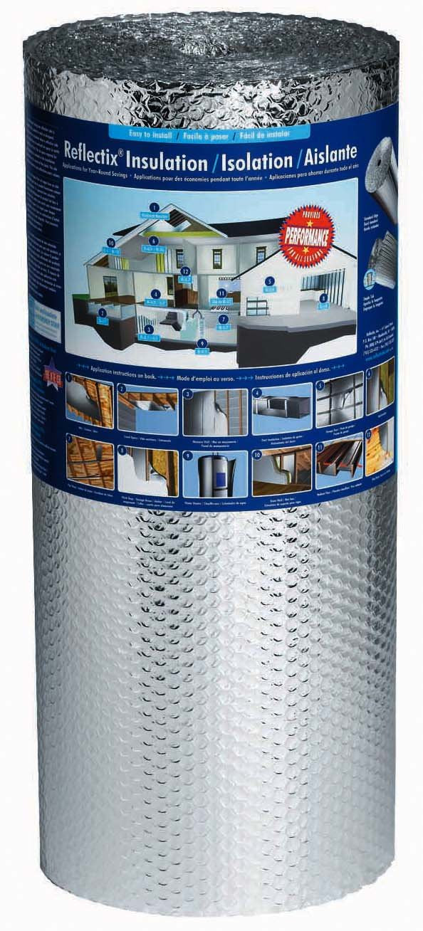 Reflectix BP24025 seven-layer insulation for enhanced thermal control in spaces