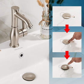 REGALMIX vessel sink drain anti-explosion stainless steel promises durable, leak-free performance.