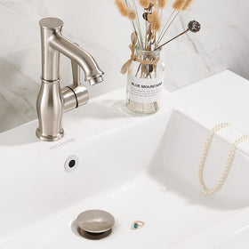 REGALMIX vessel sink drain overflow design adds safety and smooth water flow.