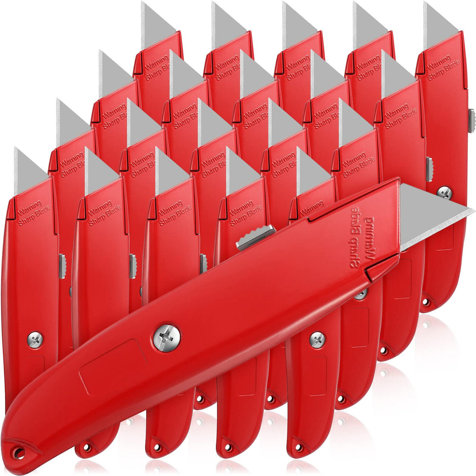 Reginary box cutter red pack for bulk daily use and sharing.