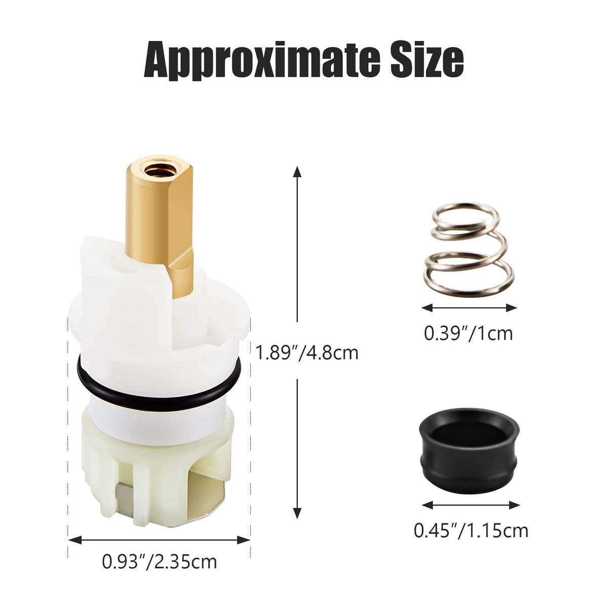 REHUH RP25513 cartridge RP24096 for Delta faucets restores smooth operation and reduces drips.