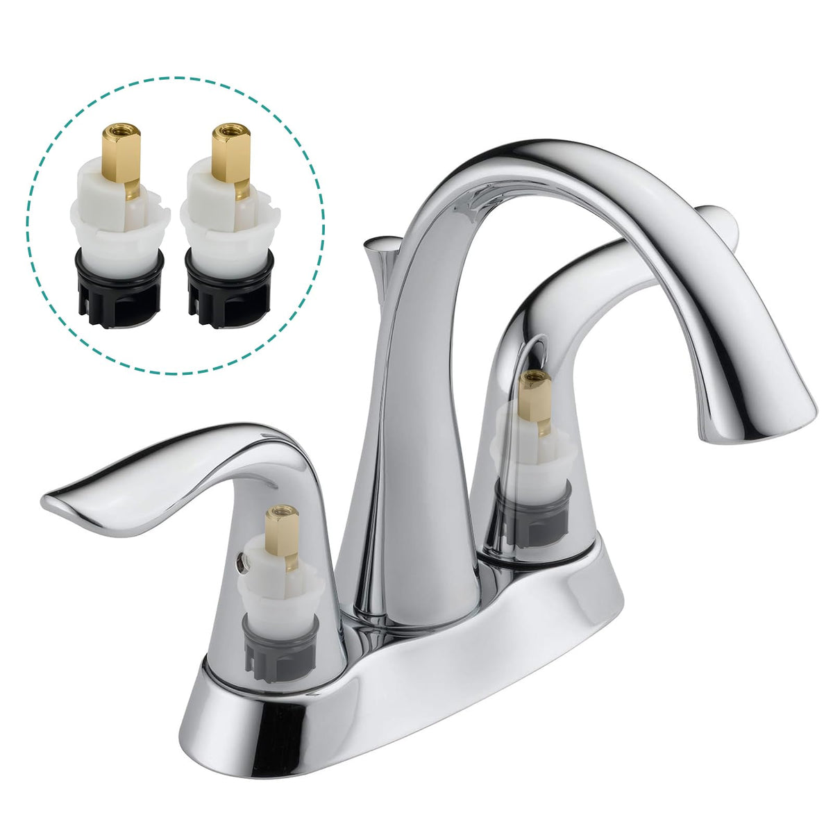 REHUH RP25513 turn stop RP24097 kit supports hot and cold water control with reliable fit.