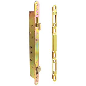 ReigaHood 2-point sliding lock front view showing dual hooks for patio doors