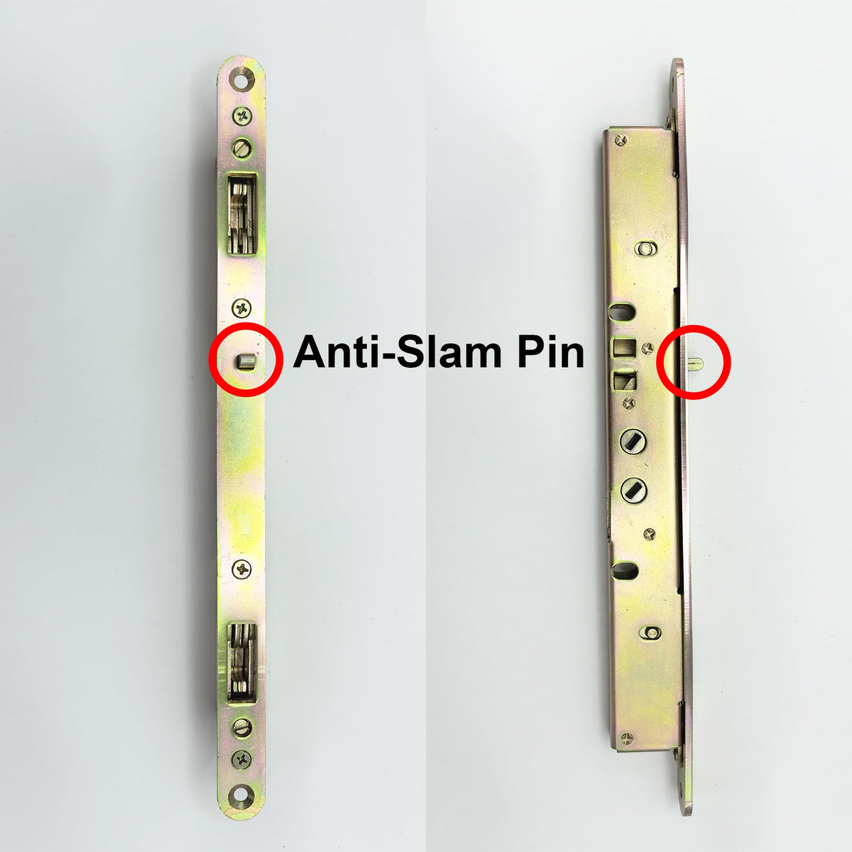 Faceplate with 11-3/4 inch measurement for standard hardware compatibility