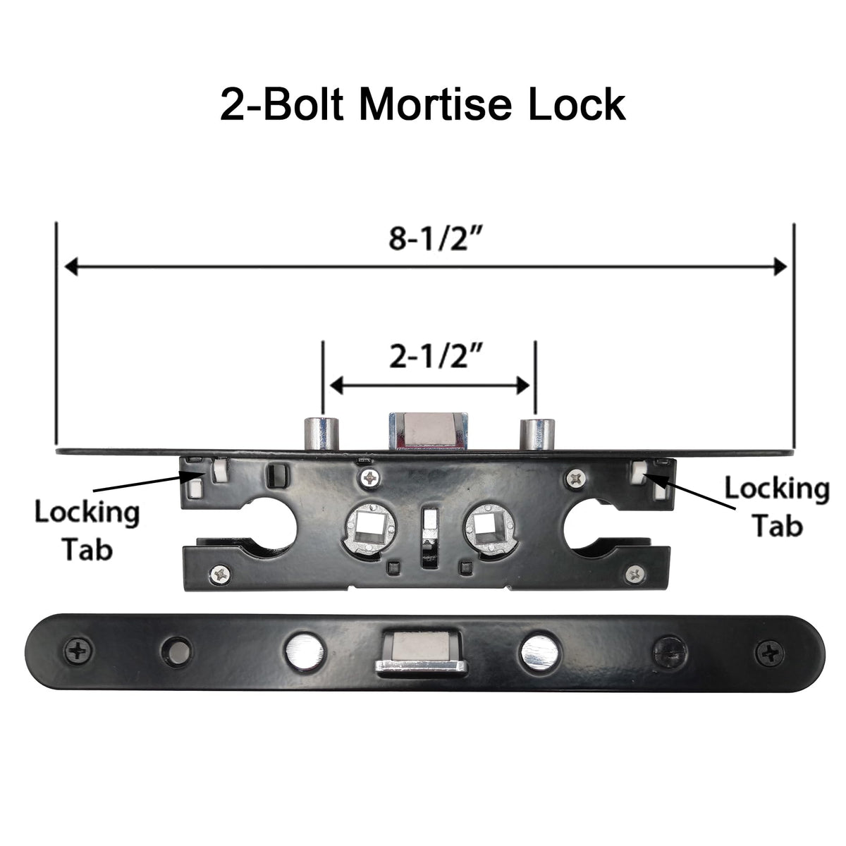 ReigaHood faceplate with 7-1/4 inch screw holes simplifies mounting.