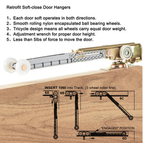 Easy installation with included tools and hardware.