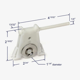 ReigaHood lower roller assembly enhances stable door operation and easy replacement