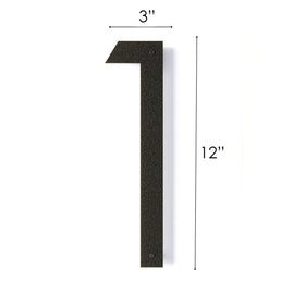 REINCARVATION black-coated plaque outside offering rust-proof durability and modern curb appeal.