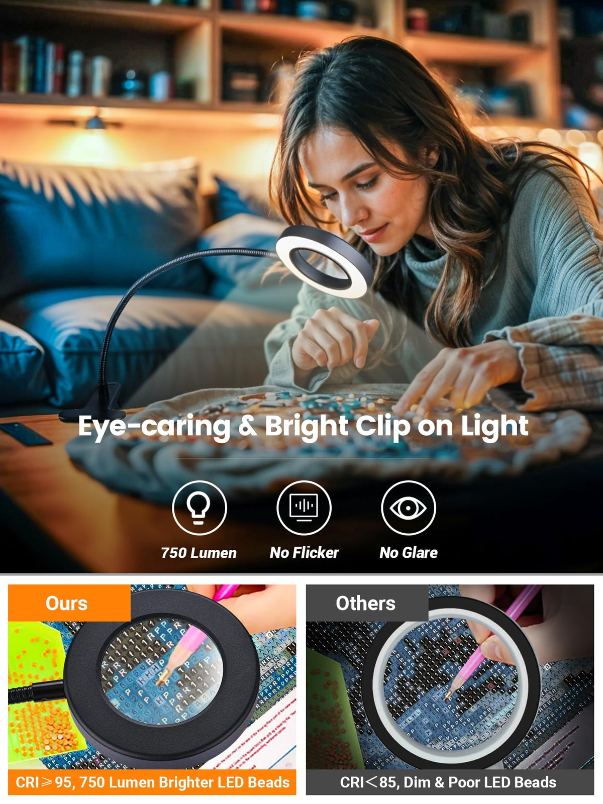 ReinHoo 360-degree gooseneck enables precise lighting angles