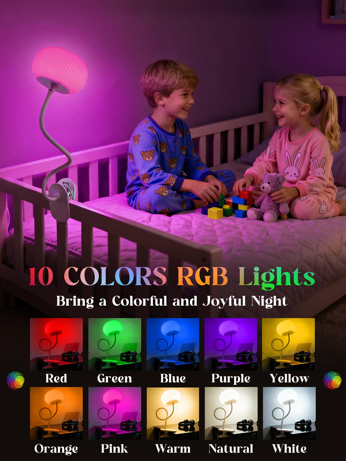 ReinHoo clip-on desk light provides focused study illumination.