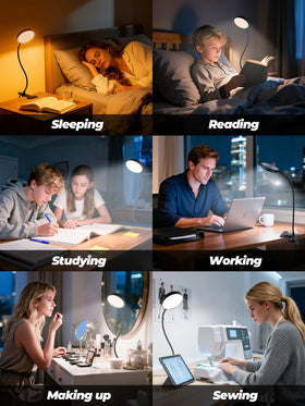 ReinHoo desk worklight offering focused RGB ambiance for tasks.