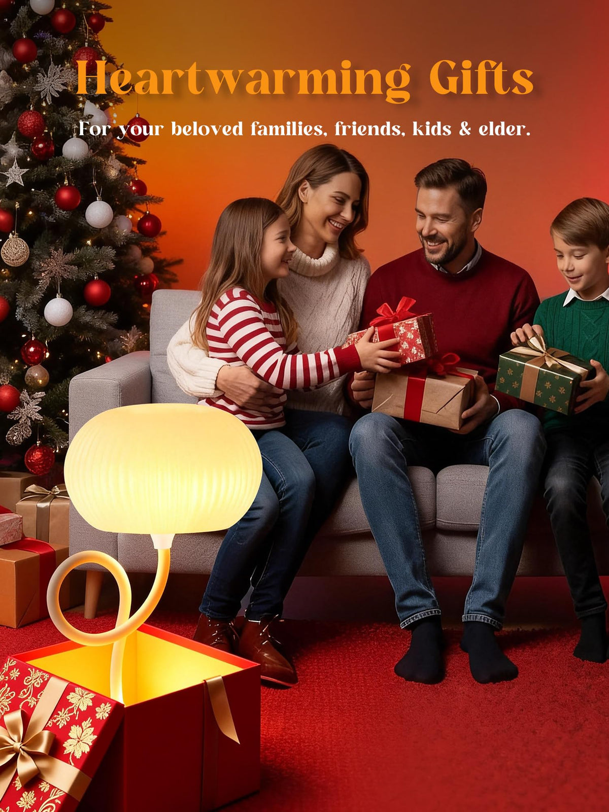 ReinHoo mood light offers versatile ambient lighting anywhere.
