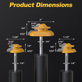 REKCKRUL carbide-tipped blades deliver sharp, durable performance.