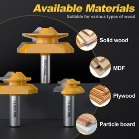 REKCKRUL cutting heights illustrating versatility for different wood thicknesses