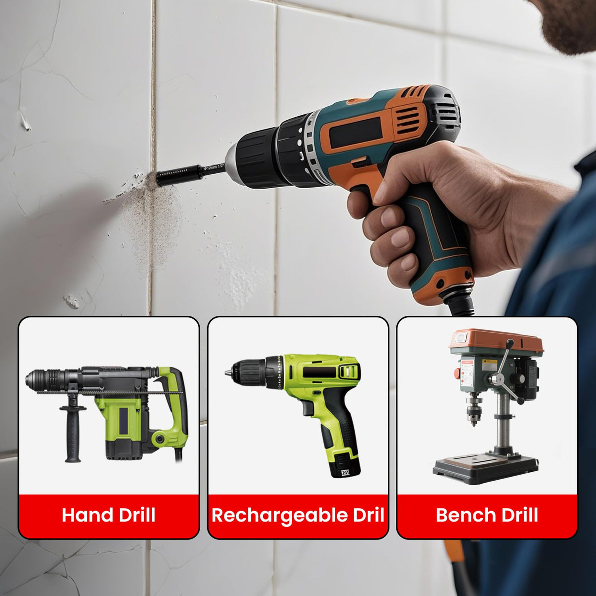 REKCKRUL vacuum brazed technology helps extend bit life under tough cuts.