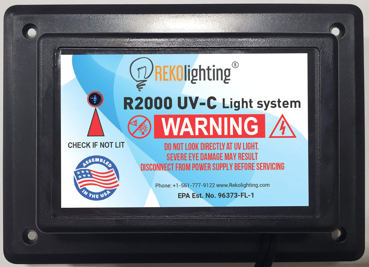 REKO Lighting R2000 EPA registration supports device credibility and compliance