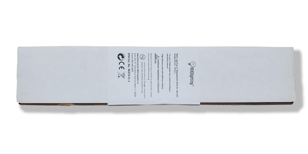REKO Lighting UV-C 254nm quartz tube for reliable UV system performance.