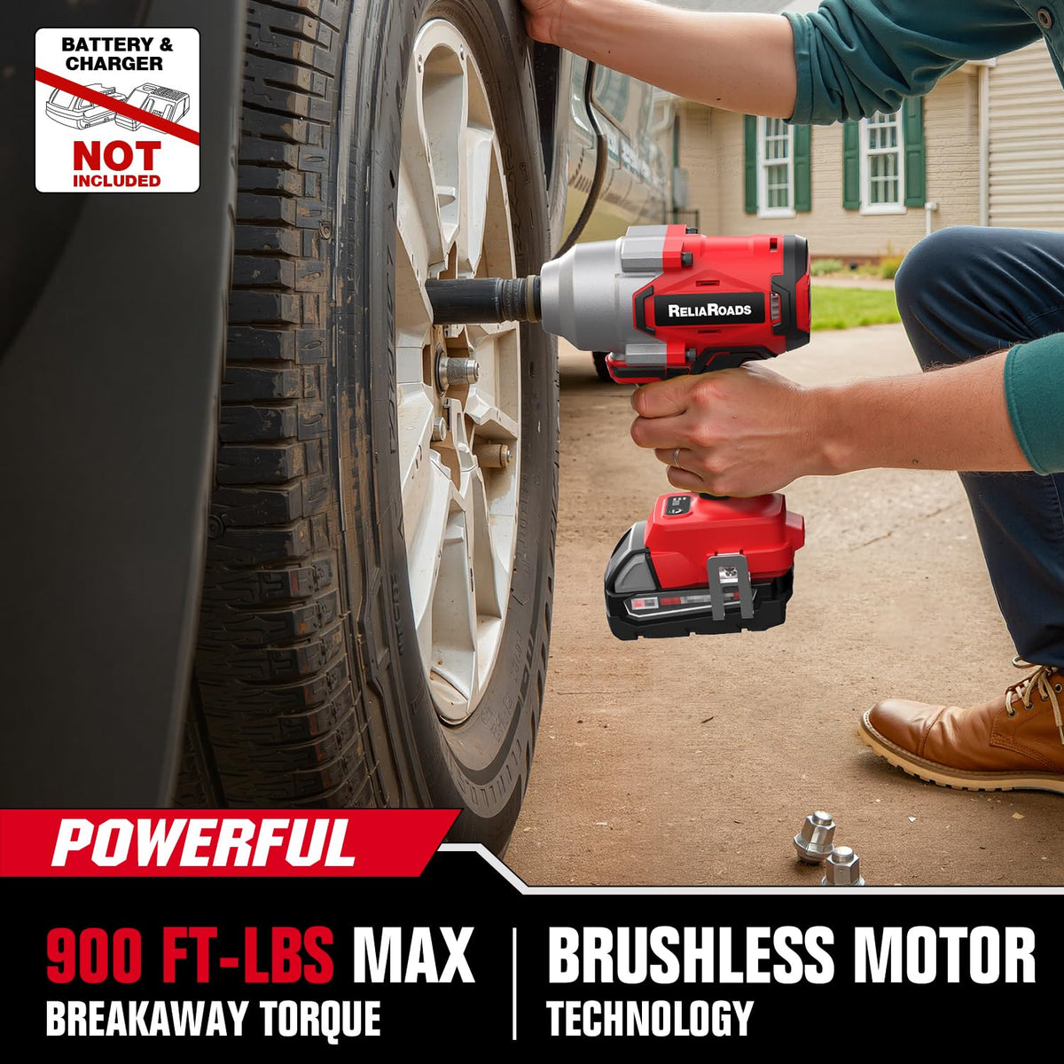 ReliaRoads brushless motor with 3-speed control for precise torque