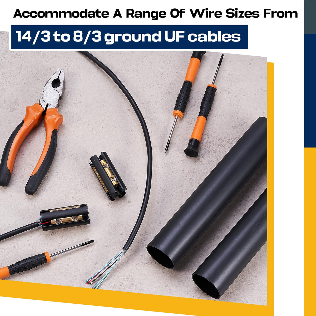 Relaxweex durable connectors endure outdoor use and harsh wiring environments