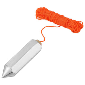 Relaxweex hexagon steel plumb bob with 8 oz weight for precise alignment