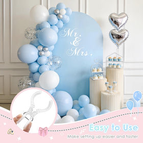 RELBRO transparent design clips vanish into balloon decor for a seamless look.
