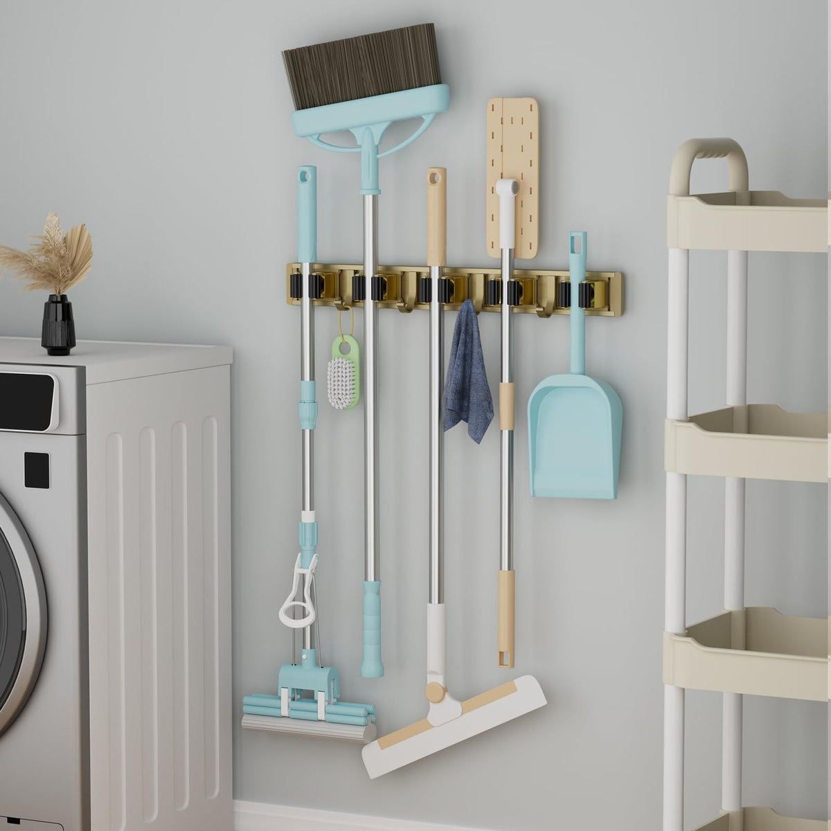Reliahom installed wall mount demonstrates space-saving design on a clean wall.