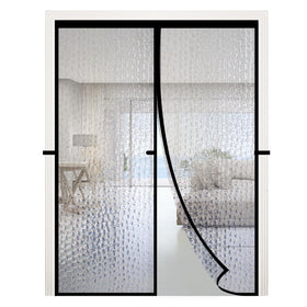 RELIANCER magnetic-closure door curtain for hands-free entry and secure seal