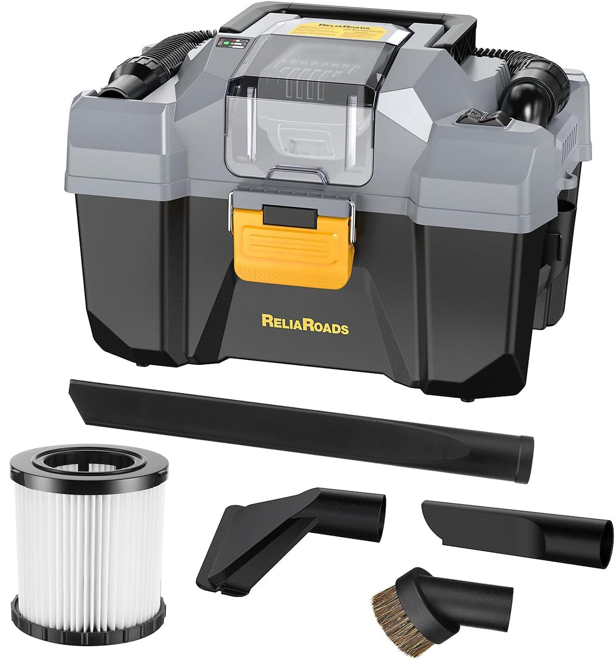 ReliaRoads RCSV-20 compact design enables portable quick cleanups.