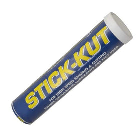 Relton Stick-Kut 15 oz wax on a saw blade for smoother cutting.