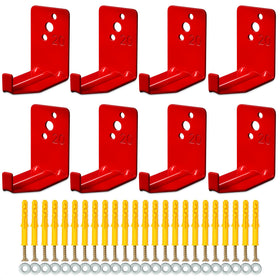 Reluen fire extinguisher mount bracket set of eight for secure wall storage.