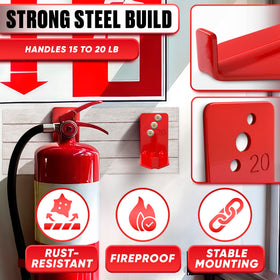 Reluen heavy-duty wall hanger resists rust for indoor or outdoor durability.